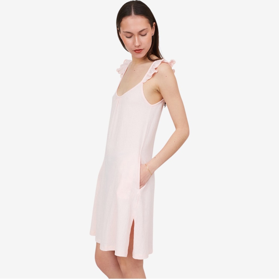 Image 102226_ALTMORE1.jpg, Product 102-226 / Price $49.33, Latte Love Crinkle Knit Ruffled Sleeve Gathered Dress from LATTELOVE on TSC.ca's Fashion department