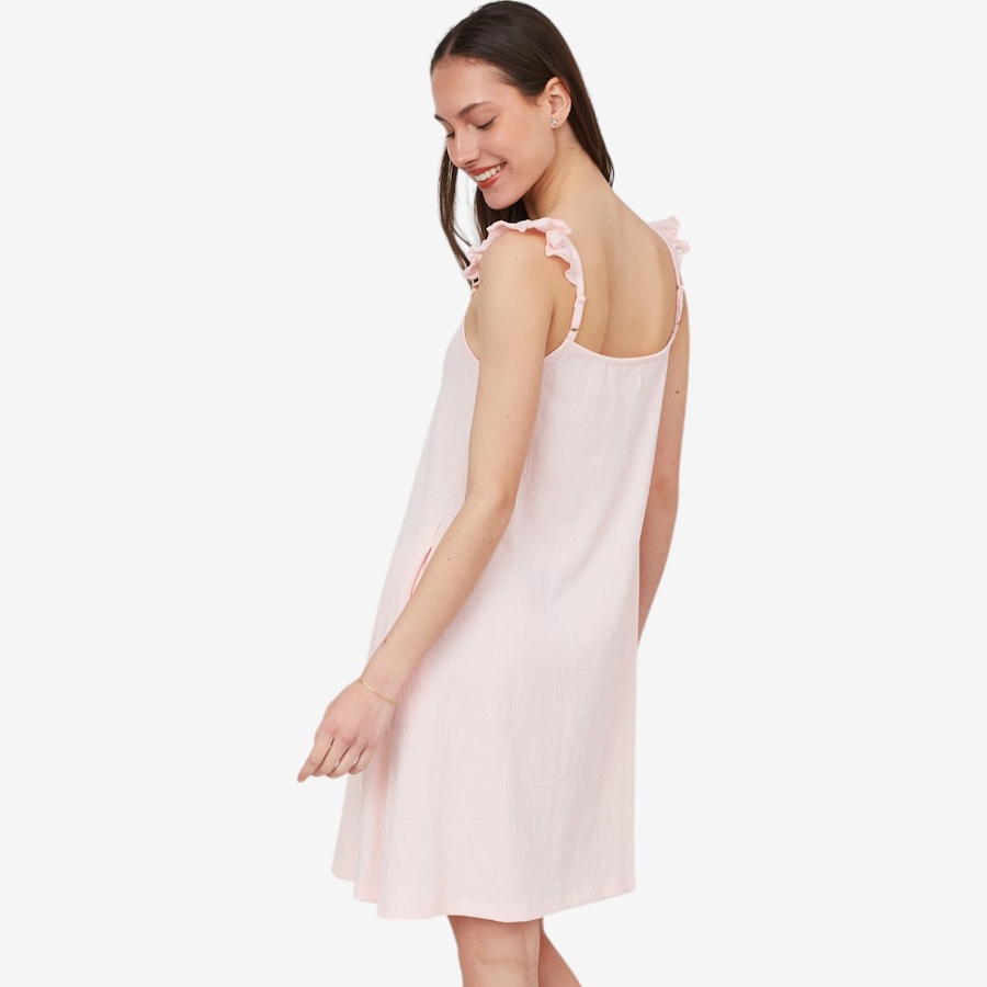 Image 102226_ALTMORE2.jpg, Product 102-226 / Price $49.33, Latte Love Crinkle Knit Ruffled Sleeve Gathered Dress from LATTELOVE on TSC.ca's Fashion department