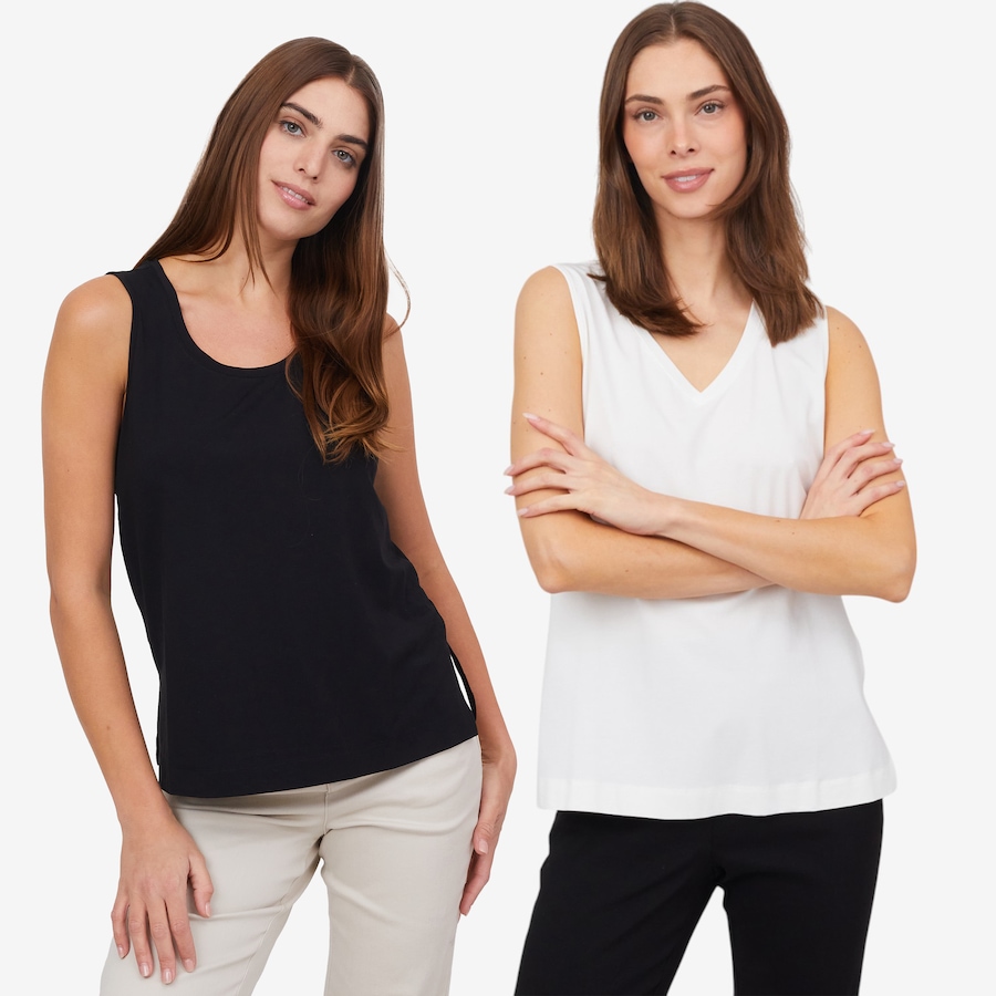 Image 102244_BKCLD.jpg, Product 102-244 / Price $24.33, Wynne Style Two-Pack Tank Top from Wynnelayers on TSC.ca's Fashion department