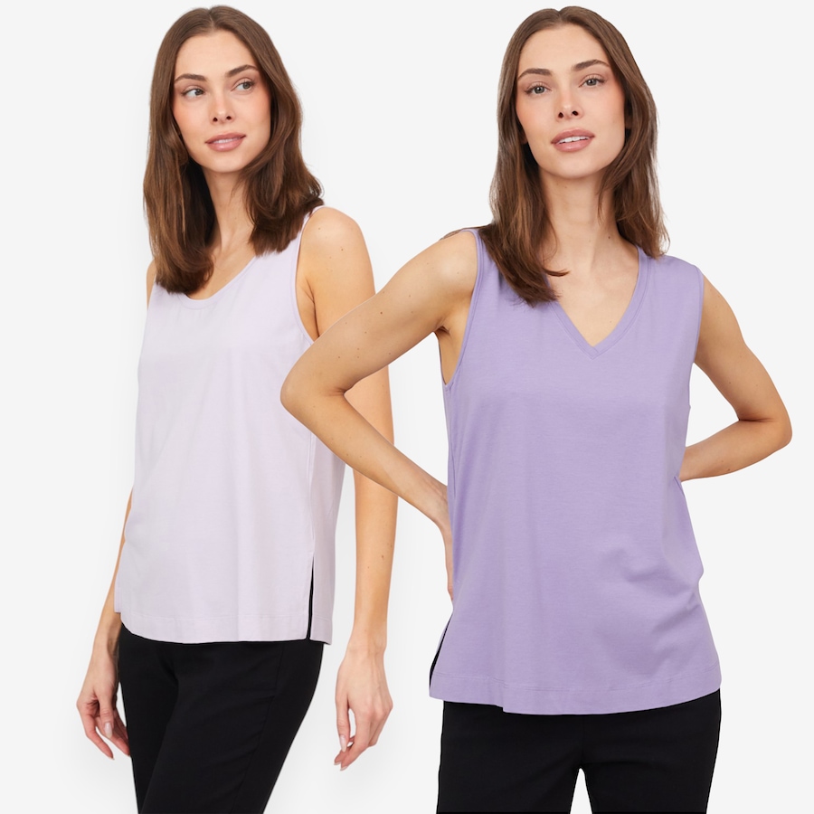 Image 102244_LAVDK.jpg, Product 102-244 / Price $24.33, Wynne Style Two-Pack Tank Top from Wynnelayers on TSC.ca's Fashion department