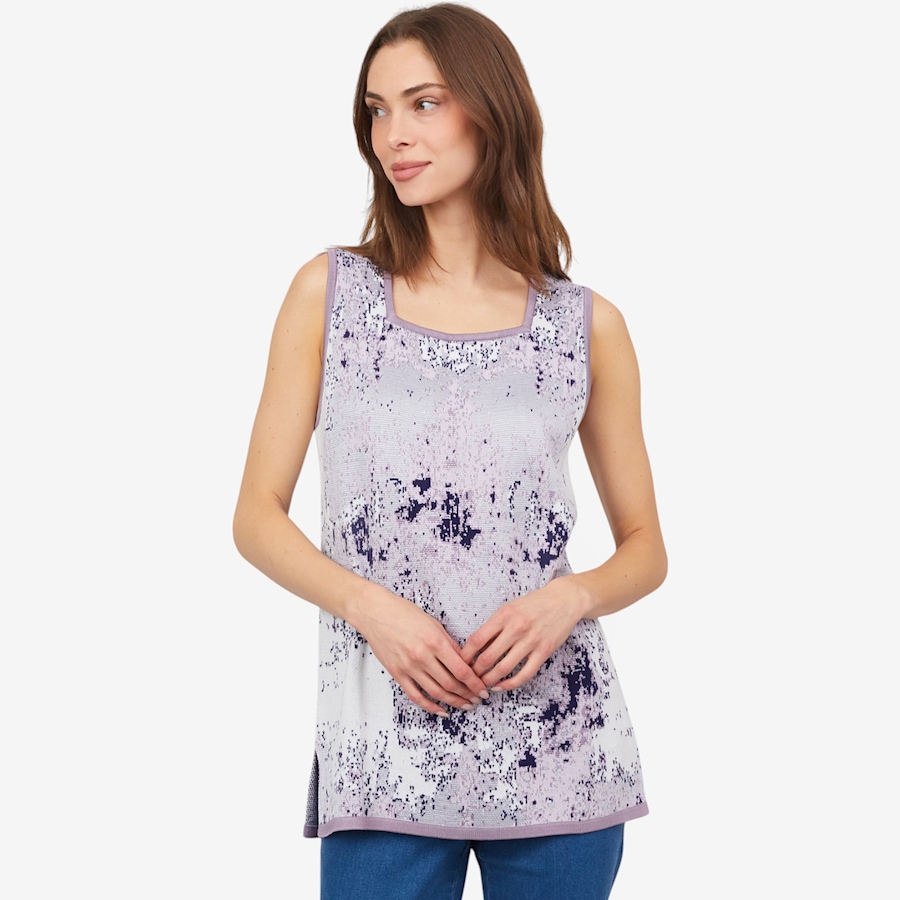 Image 102251_DUKCO.jpg, Product 102-251 / Price $34.33, Wynne Style Abstract Jacquard Tank from Wynnelayers on TSC.ca's Fashion department