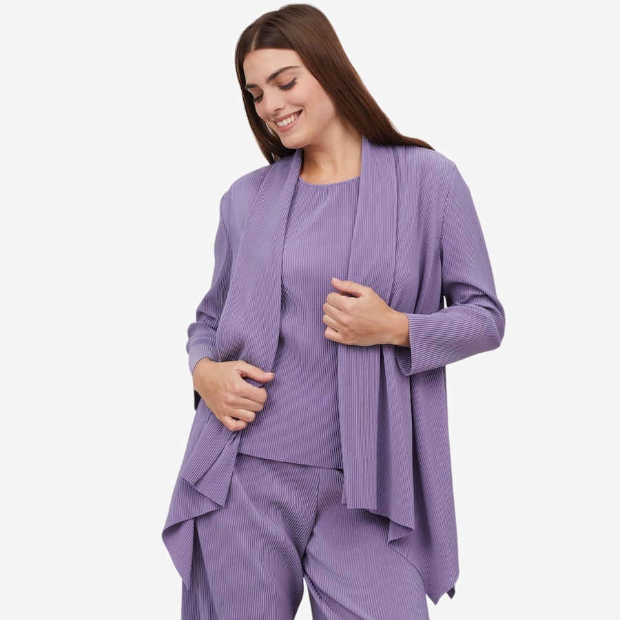 Image 102254_DUK.jpg, Product 102-254 / Price $39.33, Wynne Style Plisse Cardigan from Wynnelayers on TSC.ca's Fashion department