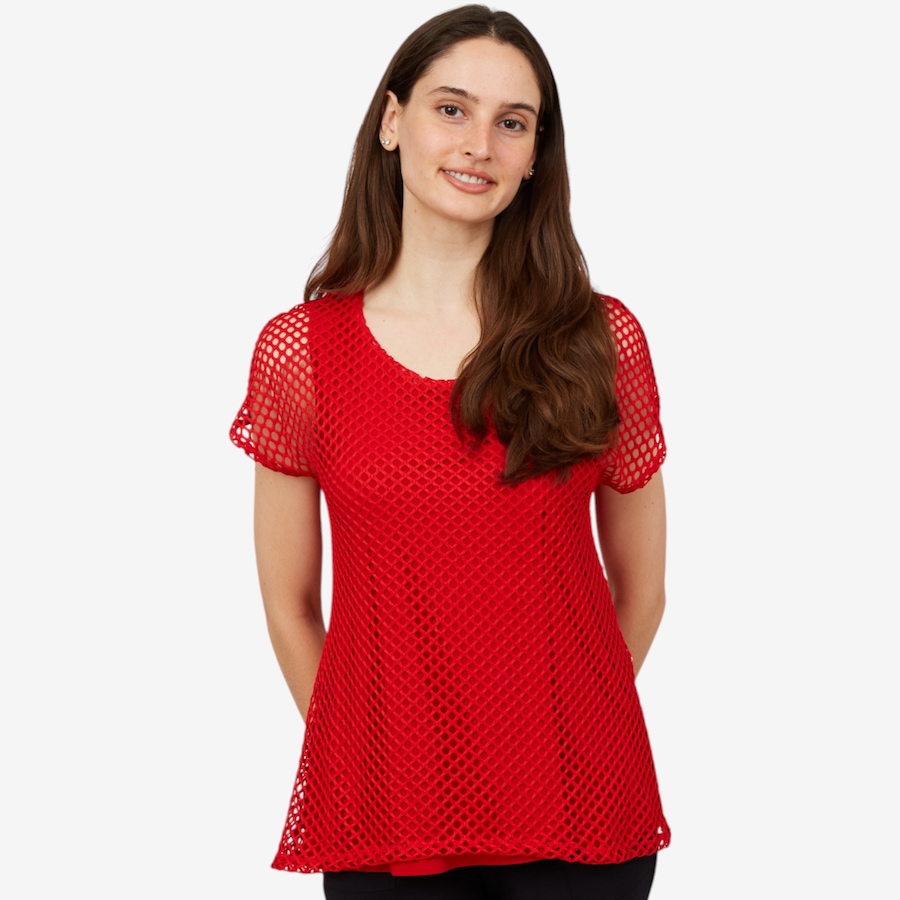 Layer Fishnet Marallis Layer It Fishnet Top - TSC.ca