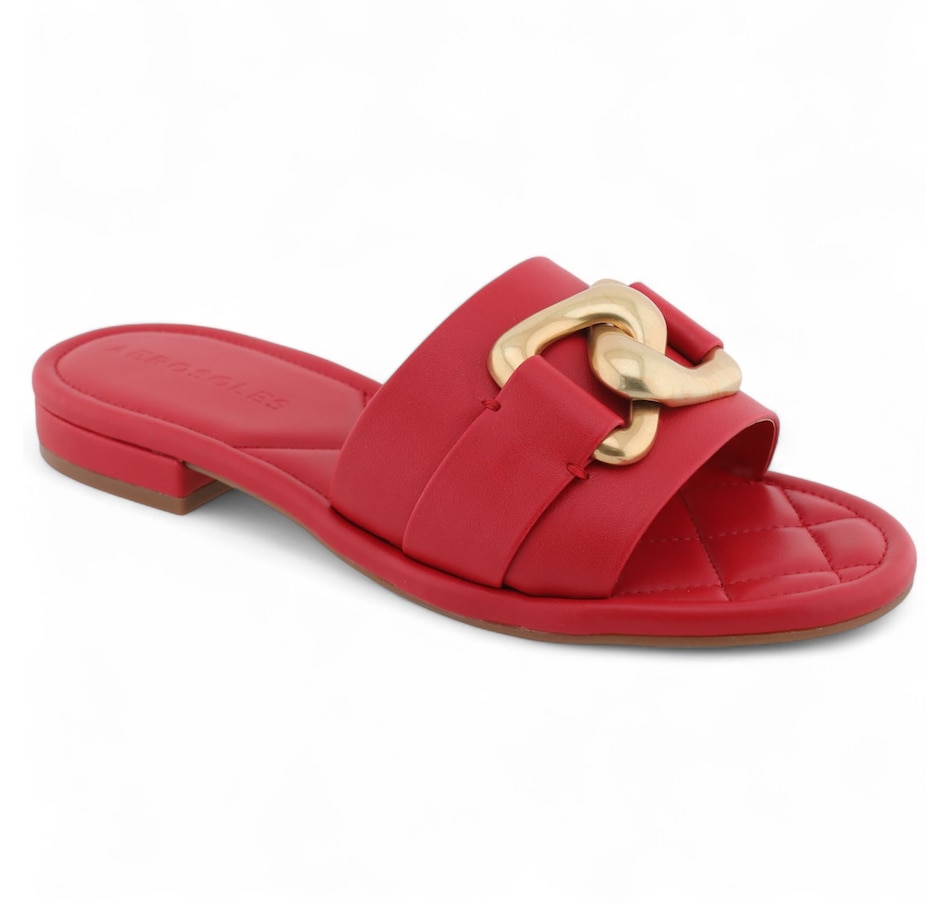 Image 102278_RED.jpg, Product 102-278 / Price $69.88, Aerosoles Big Charm Slide Sandal from Aerosoles on TSC.ca's Shoes department