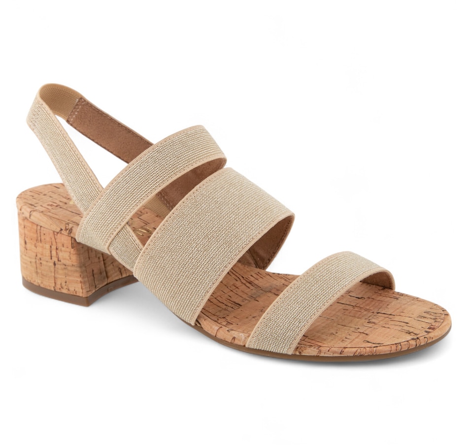 Image 102281_GLDM.jpg, Product 102-281 / Price $59.88, Aerosoles Chara Elastic Strap Heeled Sandal from Aerosoles on TSC.ca's Shoes department