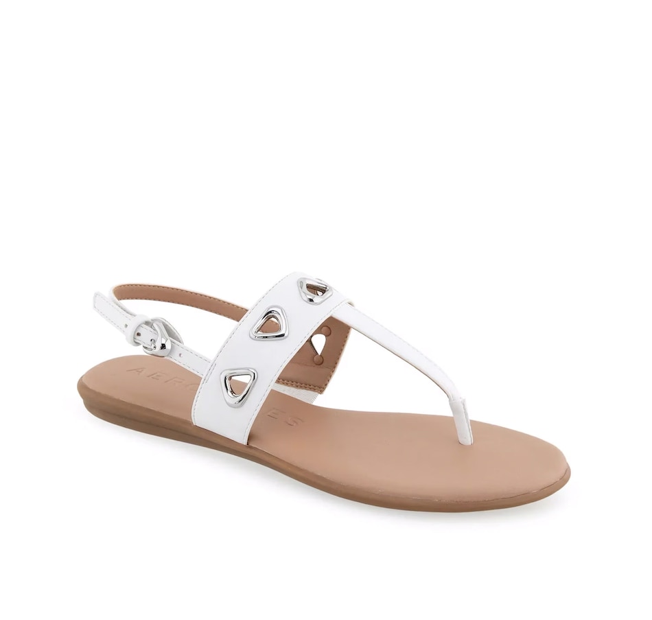 Image 102285_WHT.jpg, Product 102-285 / Price $59.88, Aerosoles Iago Flat Thong Sandal from Aerosoles on TSC.ca's Shoes department