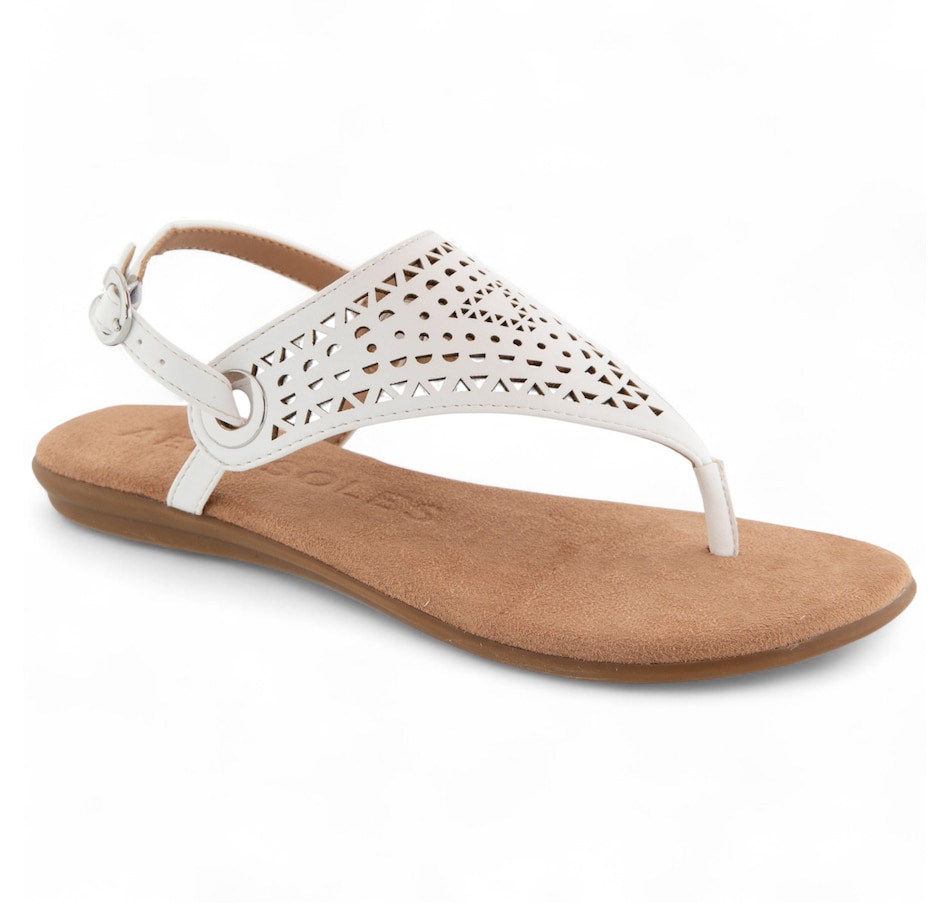 Image 102286_BRWHT.jpg, Product 102-286 / Price $69.88, Aerosoles Iole Slingback Thong Sandal from Aerosoles on TSC.ca's Shoes department