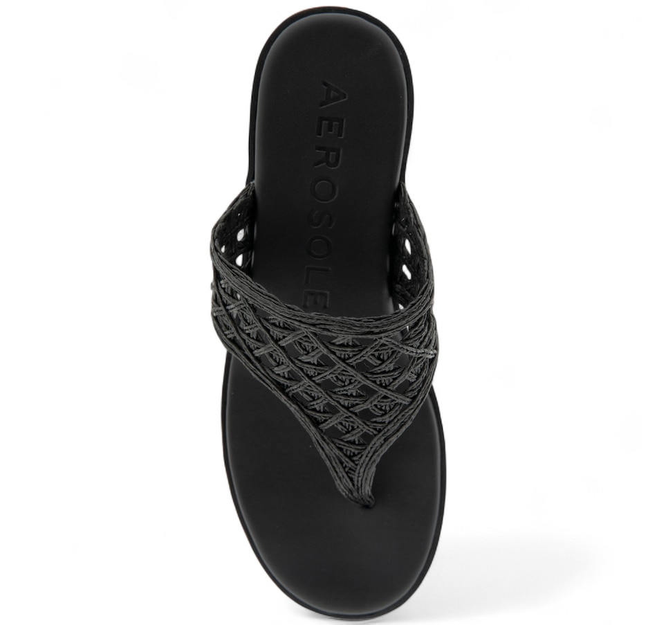 Image 102287_ALTMORE3.jpg, Product 102-287 / Price $99.99, Aerosoles Ivie Wedge Thong Sandal from Aerosoles on TSC.ca's Shoes department