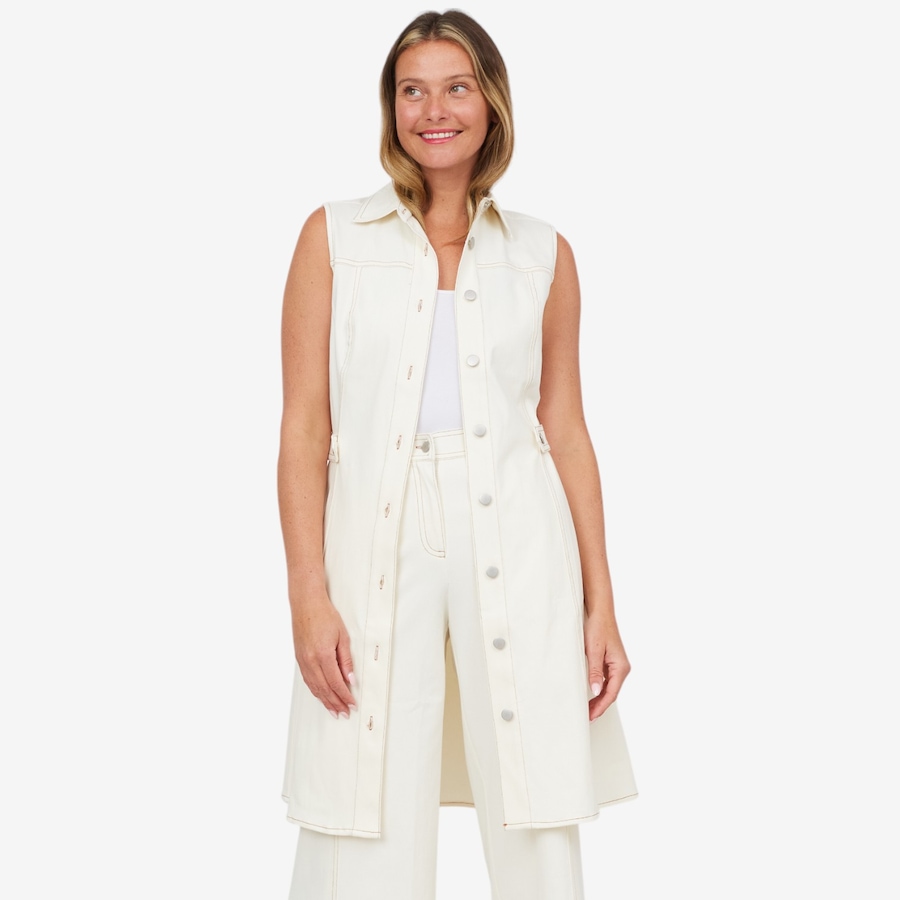 Image 102299_CRM.jpg, Product 102-299 / Price $39.33, Everyday Jones Two-Tone Knit Denim Convertible 2-in-1 Dress/Vest from Everyday Jones on TSC.ca's Fashion department