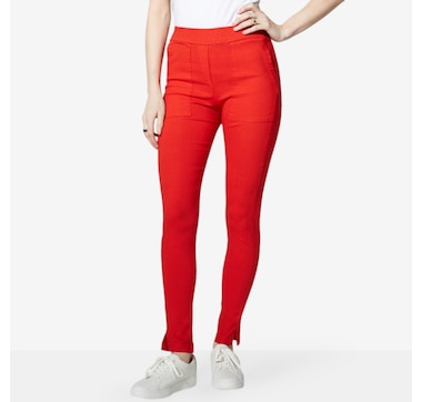 M Made In Italy Pull On Pant with Patch Pockets