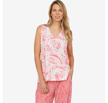 M Made In Italy Sleeveless VNeck Knit Top
