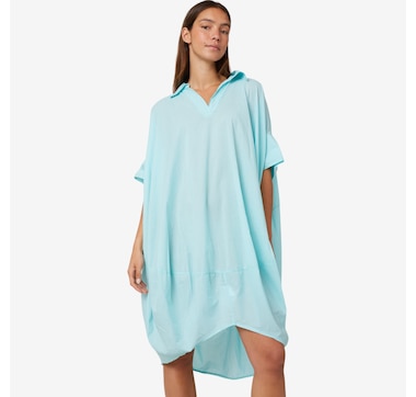 M Made In Italy Oversized Cotton Cocoon Shape Dress