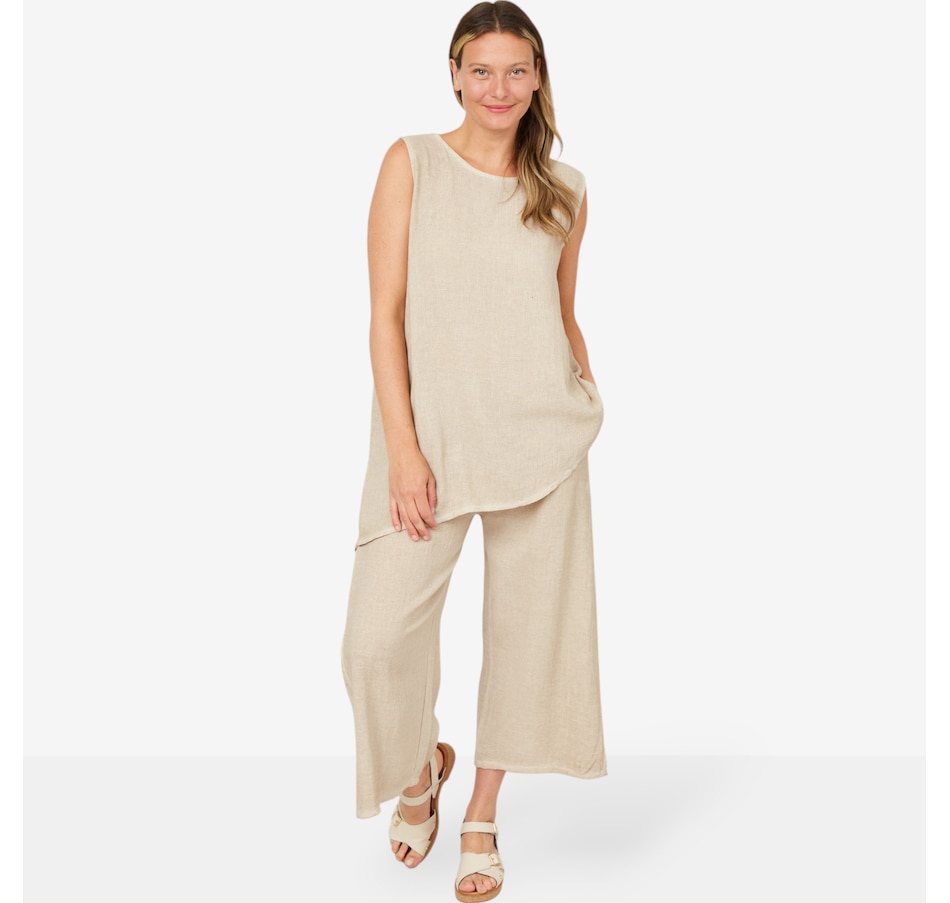 Image 102376_ALTMORE4.jpg, Product 102-376 / Price $34.33, M Made In Italy Pull-On Capris with Side Seam Pockets from M Made in Italy on TSC.ca's Fashion department