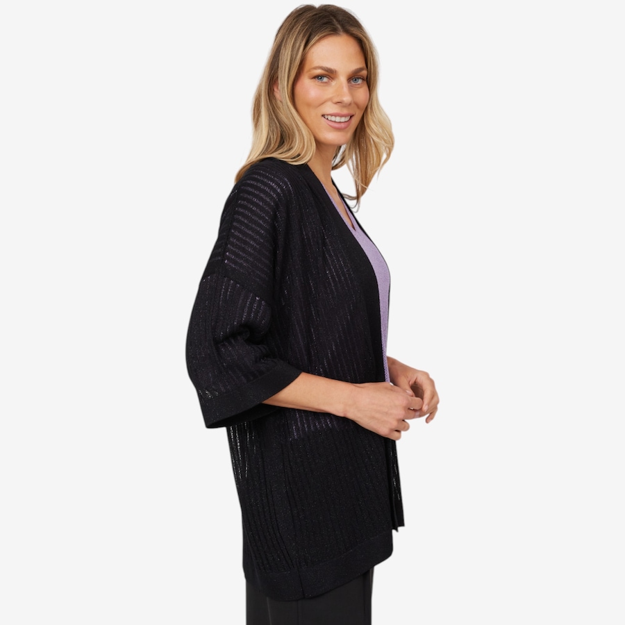 Image 102394_ALTMORE1.jpg, Product 102-394 / Price $29.33, Aggel Knitwear Lurex Open Knit Cardigan from Aggel on TSC.ca's Fashion department