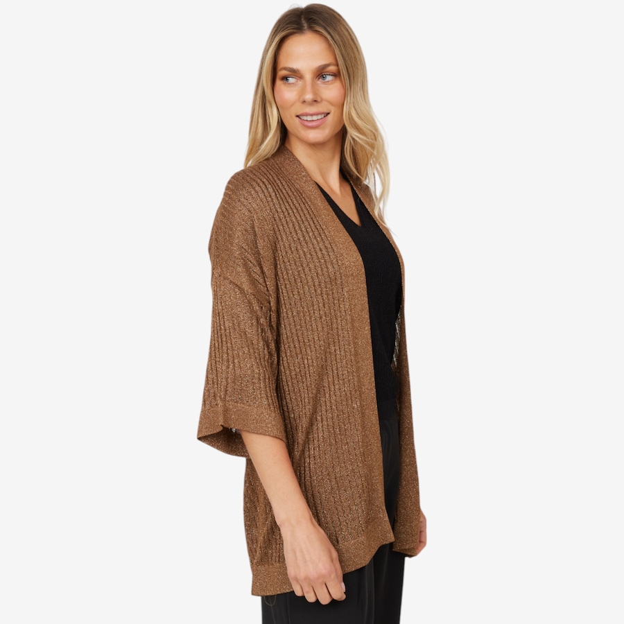 Image 102394_ALTMORE2.jpg, Product 102-394 / Price $29.33, Aggel Knitwear Lurex Open Knit Cardigan from Aggel on TSC.ca's Fashion department