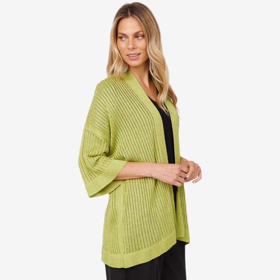 Image 102394_ALTMORE4.jpg, Product 102-394 / Price $29.33, Aggel Knitwear Lurex Open Knit Cardigan from Aggel on TSC.ca's Fashion department