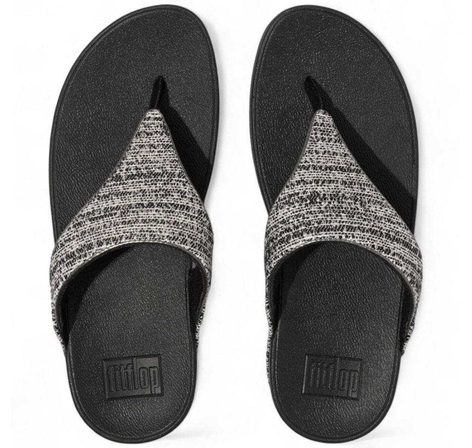 Image 102451_ALTMORE1.jpg, Product 102-451 / Price $69.88, FitFlop Lulu Shimmerweave Toe Post Sandal from FitFlop on TSC.ca's Shoes department