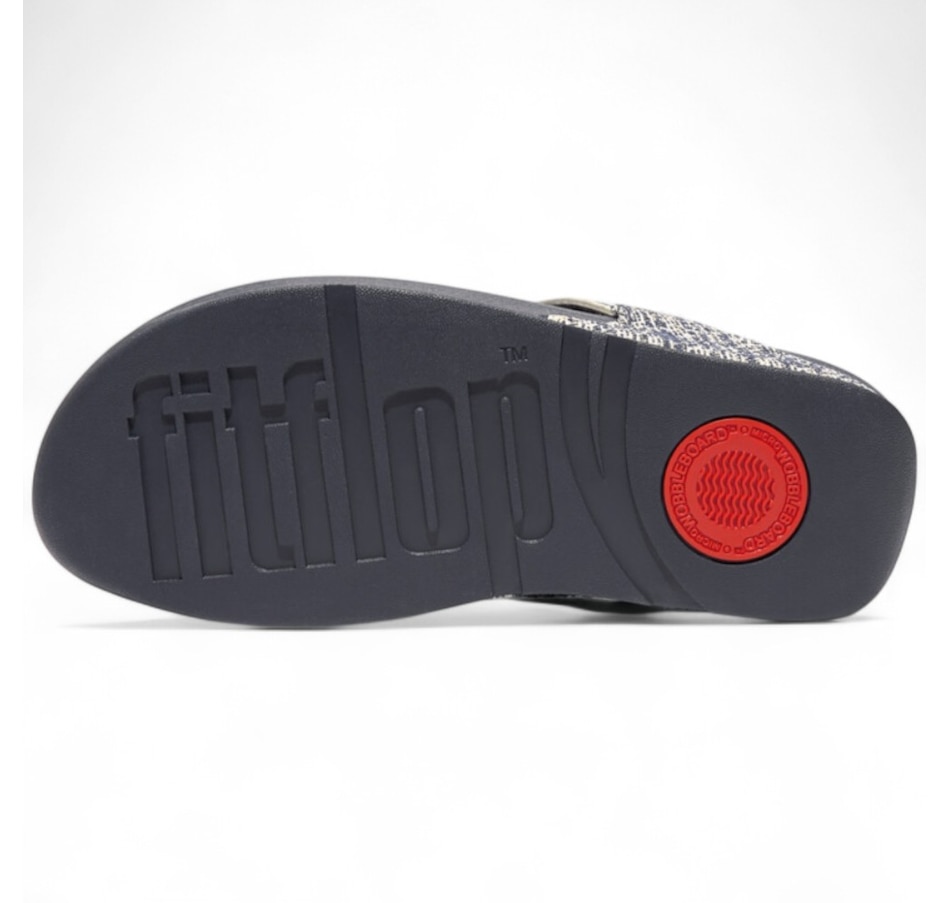 Image 102451_ALTMORE2.jpg, Product 102-451 / Price $69.88, FitFlop Lulu Shimmerweave Toe Post Sandal from FitFlop on TSC.ca's Shoes department