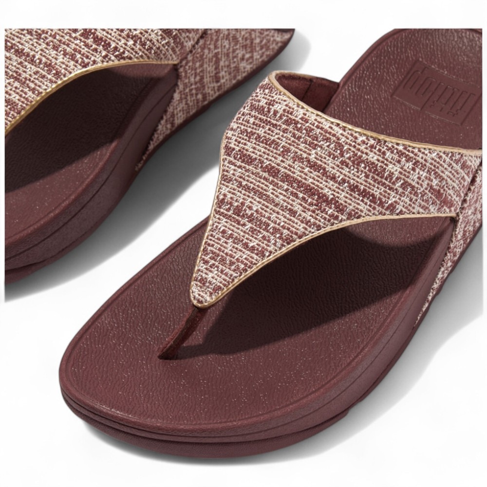 FitFlop Lulu Shimmerweave Toe Post Sandal - TSC.ca
