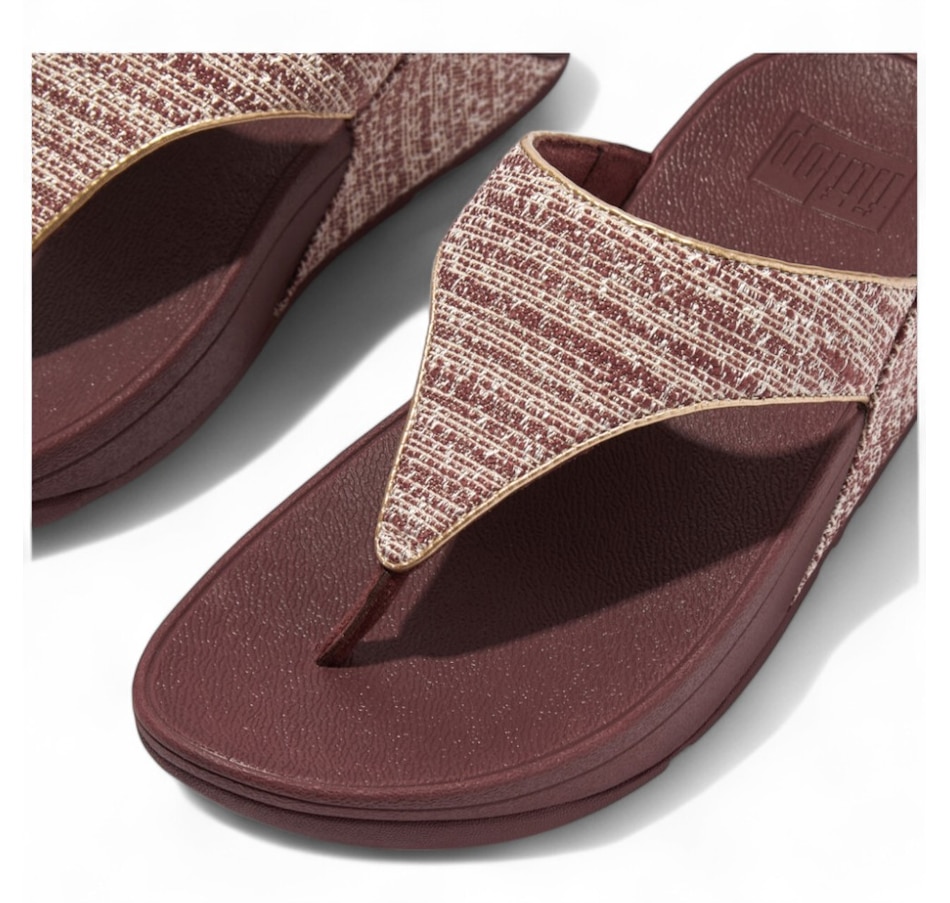 Image 102451_ALTMORE3.jpg, Product 102-451 / Price $69.88, FitFlop Lulu Shimmerweave Toe Post Sandal from FitFlop on TSC.ca's Shoes department