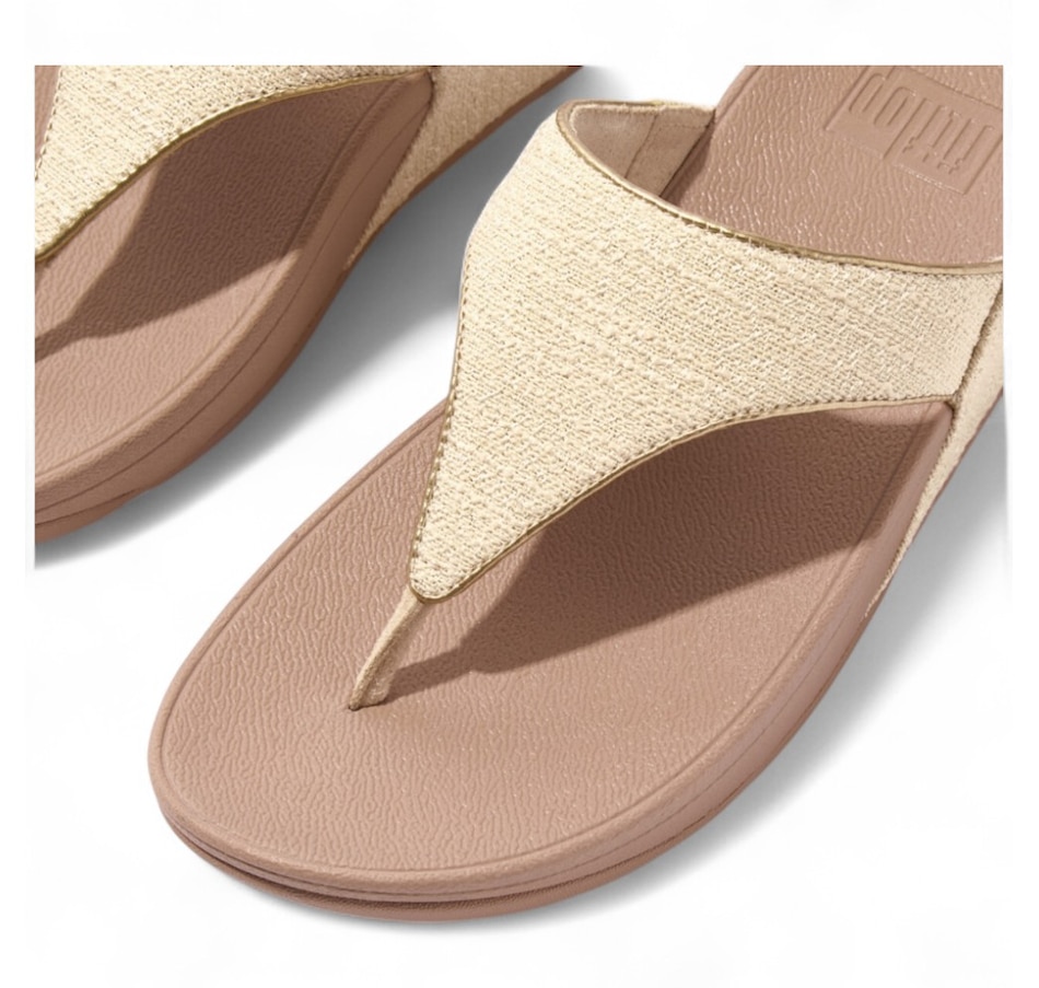 Image 102451_ALTMORE5.jpg, Product 102-451 / Price $69.88, FitFlop Lulu Shimmerweave Toe Post Sandal from FitFlop on TSC.ca's Shoes department
