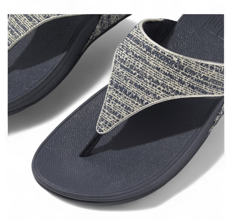 Image 102451_ALTMORE6.jpg, Product 102-451 / Price $69.88, FitFlop Lulu Shimmerweave Toe Post Sandal from FitFlop on TSC.ca's Shoes department