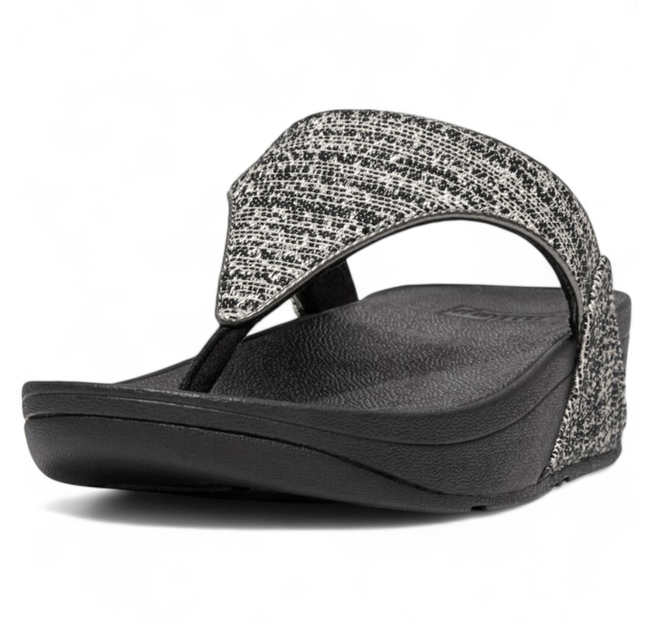 FitFlop Lulu Shimmerweave Toe Post Sandal