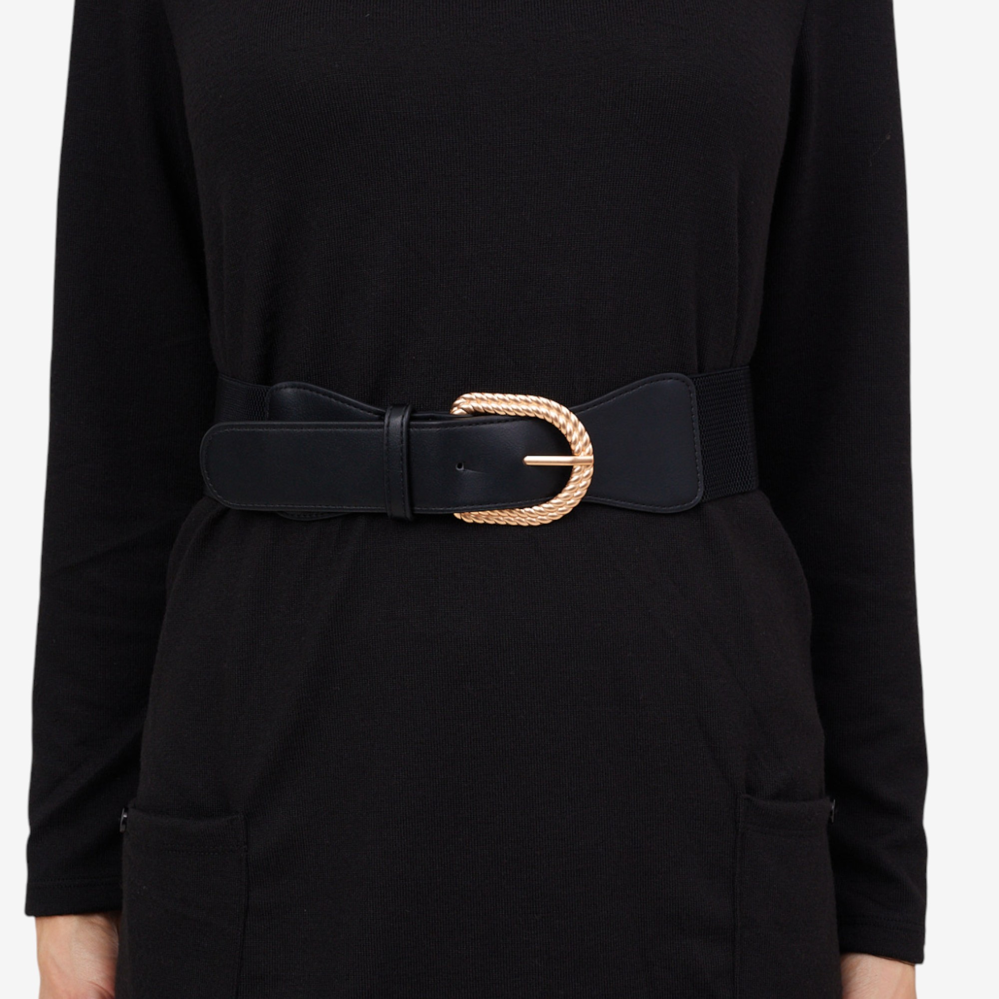 Kim & Co. Elegant Buckle Elasticated Belt - TSC.ca