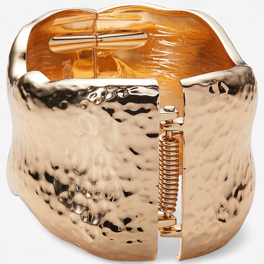 Image 102454_ALTMORE1.jpg, Product 102-454 / Price $44.99, Kim & Co. Hammered Wide Hinge Cuff from Kim & Co. on TSC.ca's Jewellery department