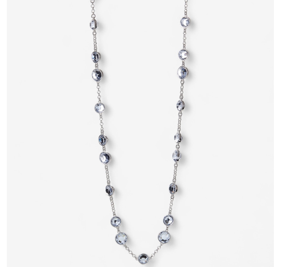 Image 102455_SIL.jpg, Product 102-455 / Price $44.99, Kim & Co. Clear Stone Chain Belt/Necklace from Kim & Co. on TSC.ca's Jewellery department