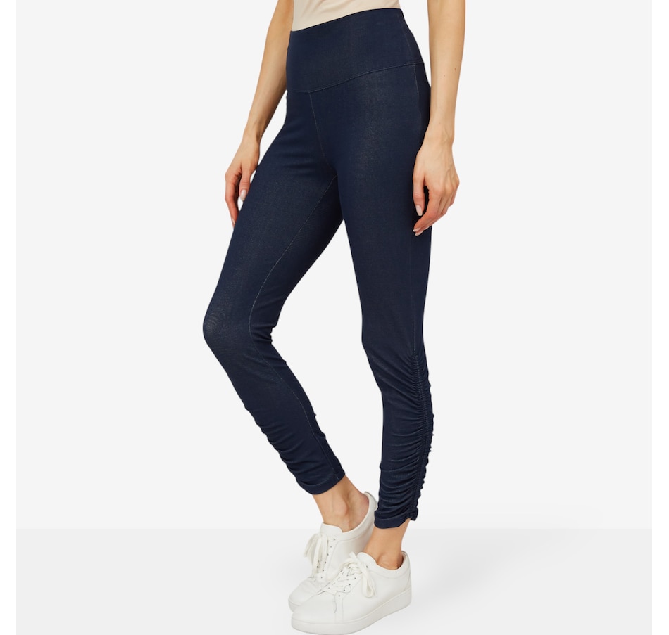 Image 102456_BDE.jpg, Product 102-456 / Price $82.00, Terrera Kara Ruched Jegging from Terrera on TSC.ca's Fashion department