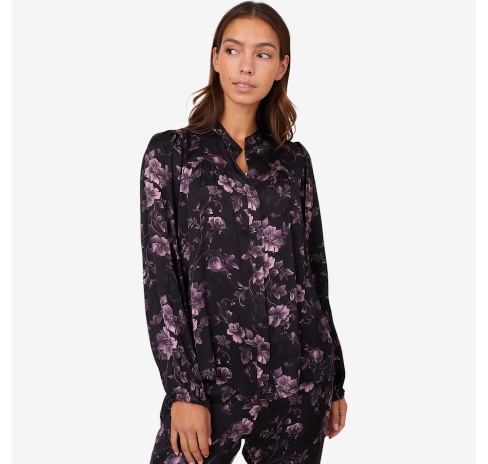 Image 102461_PURFL.jpg, Product 102-461 / Price $99.88, Astrid Button Front Top from Astrid on TSC.ca's Fashion department