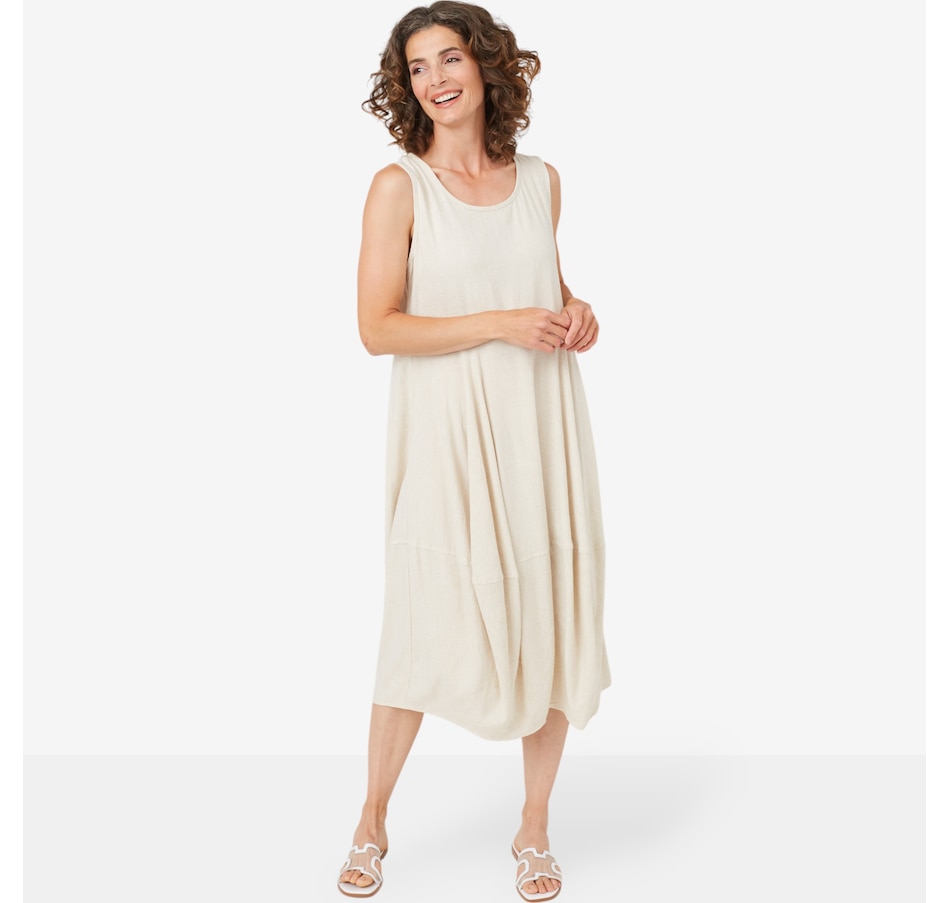 Image 102476_LIN.jpg, Product 102-476 / Price $54.88, Red Coral Midi Length Dress from Red Coral Fashions on TSC.ca's Fashion department