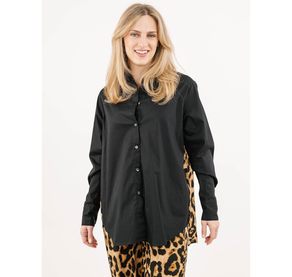 Image 102511_BKLP.jpg, Product 102-511 / Price $99.99, Shannon Passero Linka Poplin Shirt from Shannon Passero on TSC.ca's Fashion department