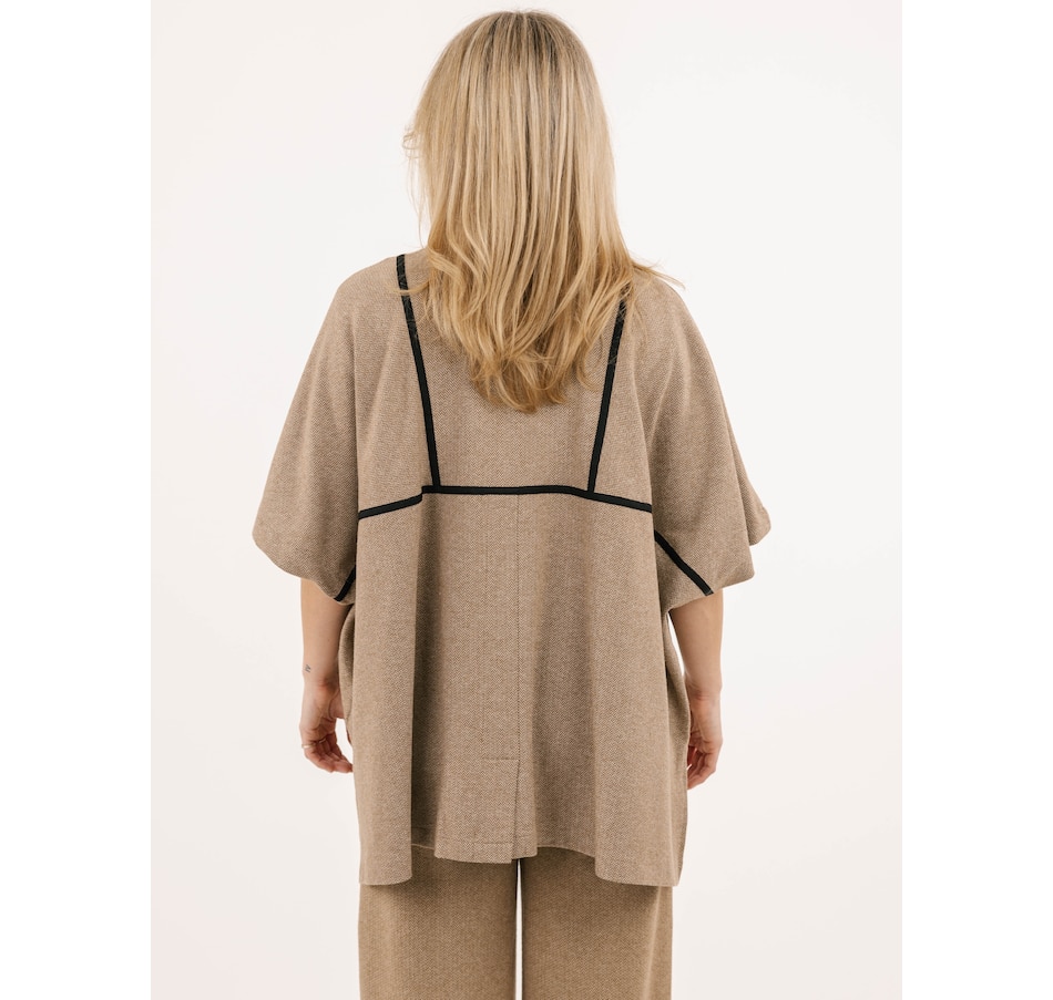 Image 102530_ALTMORE1.jpg, Product 102-530 / Price $139.88, Shannon Passero Sophia Herringbone Poncho from Shannon Passero on TSC.ca's Fashion department