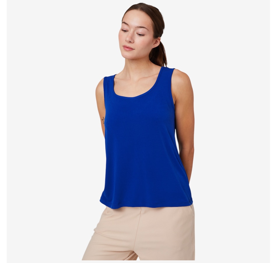 Image 102567_COB.jpg, Product 102-567 / Price $34.88, Kim & Co. Brazil Knit Front To Back Reversible Essential Sleeveless Top from Kim & Co. on TSC.ca's Fashion department