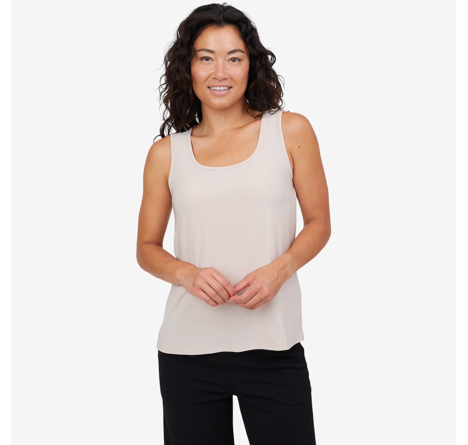 Image 102567_LAT.jpg, Product 102-567 / Price $34.88, Kim & Co. Brazil Knit Front To Back Reversible Essential Sleeveless Top from Kim & Co. on TSC.ca's Fashion department