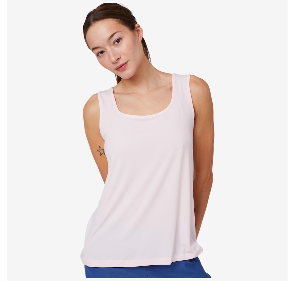 Image 102567_TULPK.jpg, Product 102-567 / Price $34.88, Kim & Co. Brazil Knit Front To Back Reversible Essential Sleeveless Top from Kim & Co. on TSC.ca's Fashion department