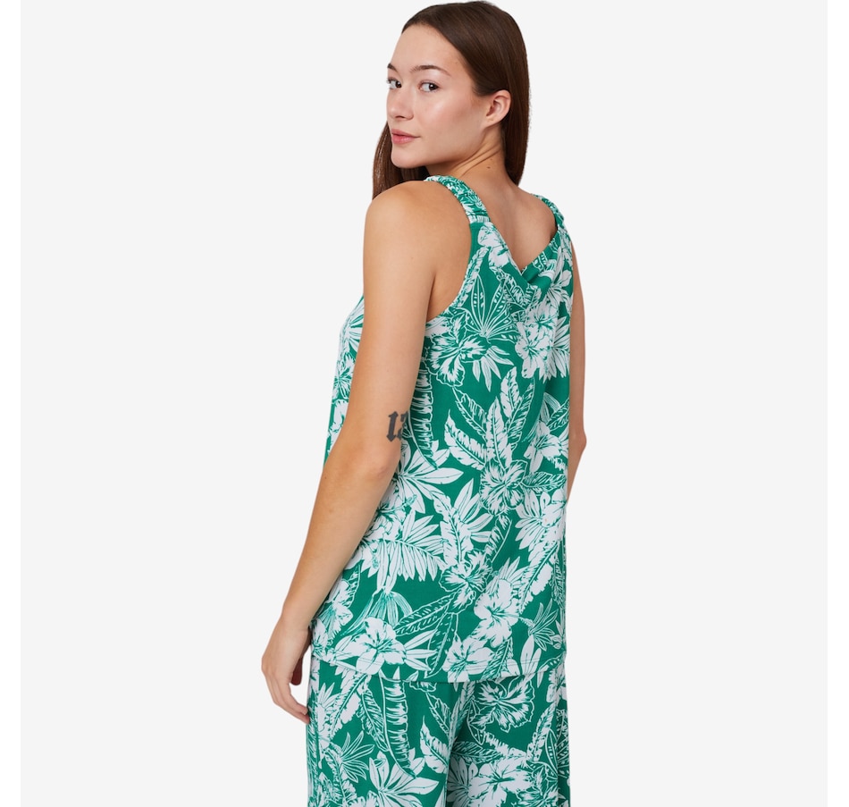 Image 102575_ALTMORE2.jpg, Product 102-575 / Price $14.33, Kim & Co. Printed Brazil Knit Elastic Strap Flared Top from Kim & Co. on TSC.ca's Fashion department