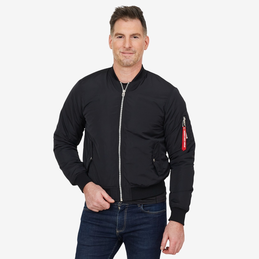 Image 102647_BLK.jpg, Product 102-647 / Price $39.88, Point Zero Men's Parkdale Bomber Jacket from Point Zero on TSC.ca's Fashion department