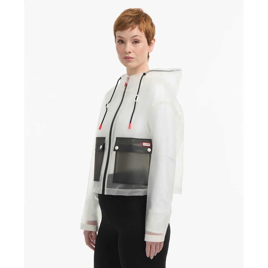 Image 102652_ALTMORE1.jpg, Product 102-652 / Price $59.33, Hunter Jessie Colourblock Matte Transparent Cropped Jacket from Hunter on TSC.ca's Fashion department