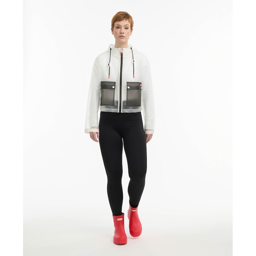 Image 102652_HUNWE.jpg, Product 102-652 / Price $59.33, Hunter Jessie Colourblock Matte Transparent Cropped Jacket from Hunter on TSC.ca's Fashion department