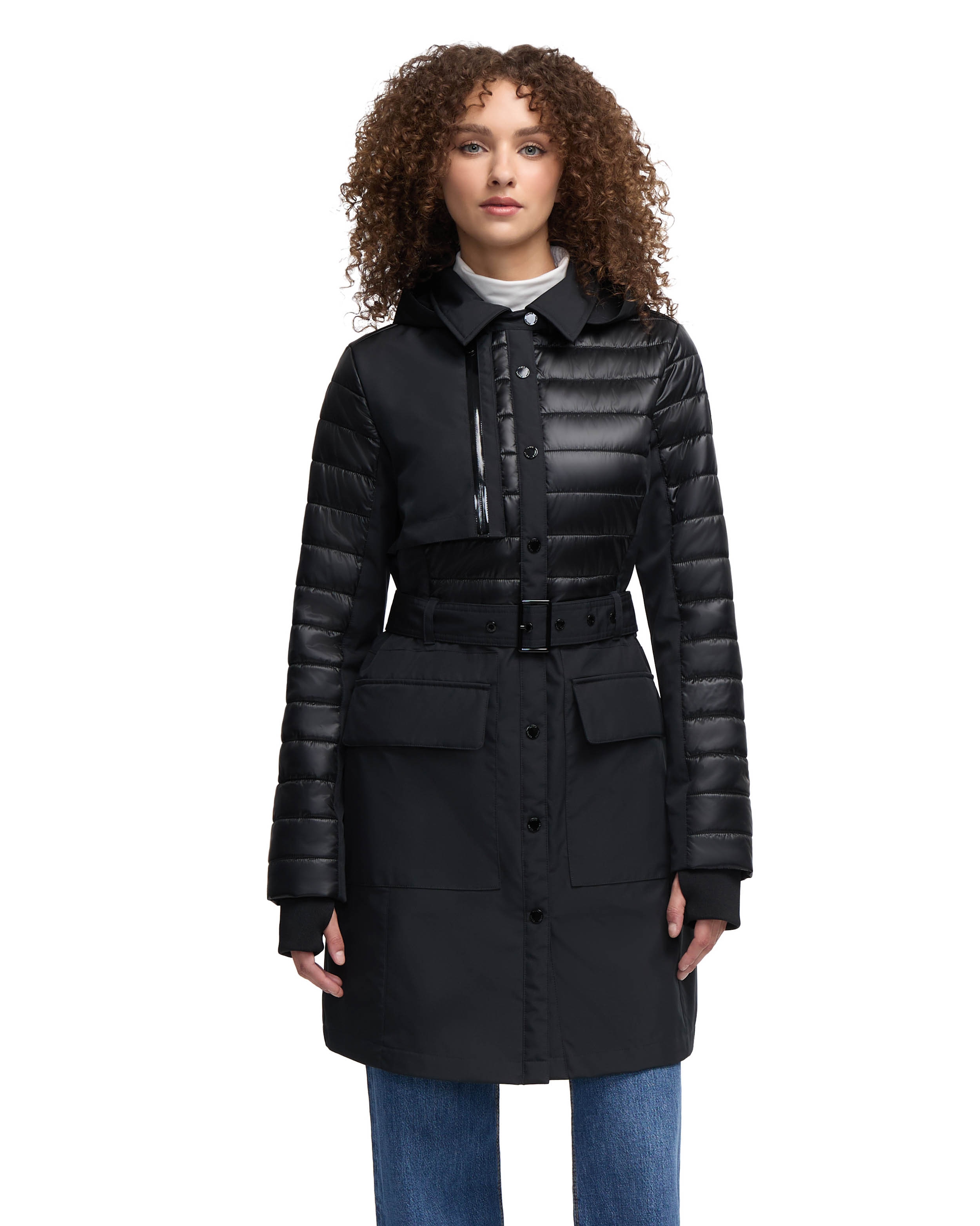 Allege.　middle coat LIGHTWEIGHT TECHNICAL JACKET - Light blue | ZARA Canada