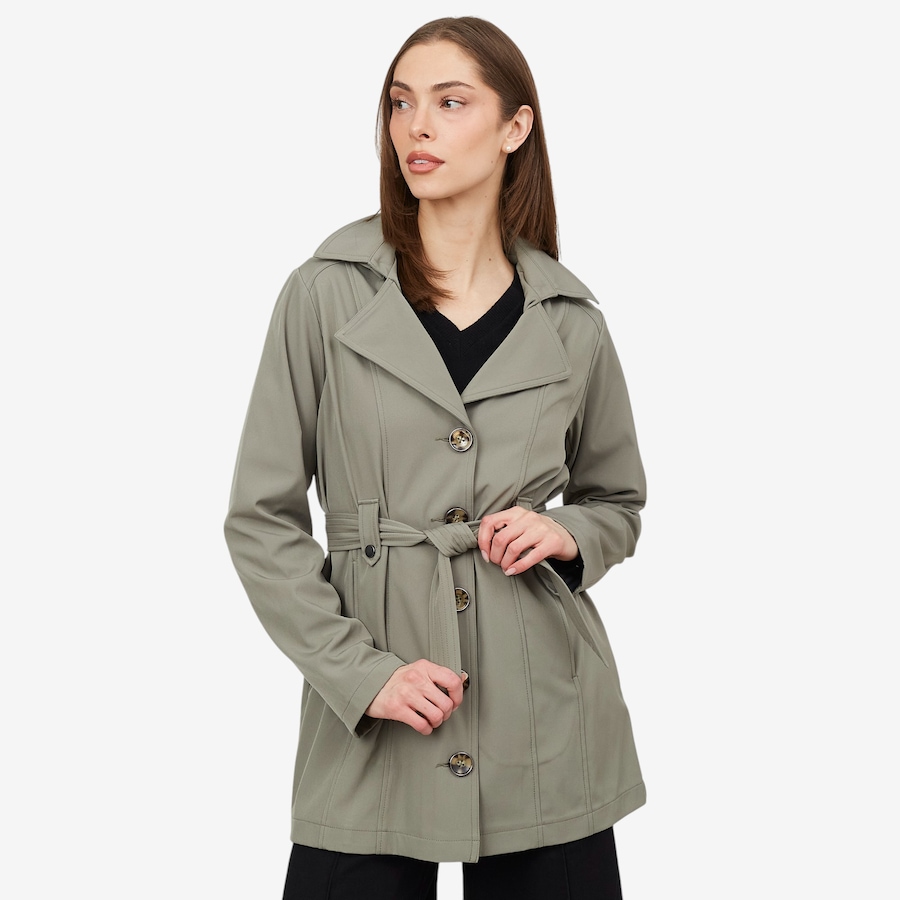 Image 102668_ALTMORE1.jpg, Product 102-668 / Price $104.88, Point Zero Women's Hooded Harmony Belted Trench Perfection from Point Zero on TSC.ca's Fashion department