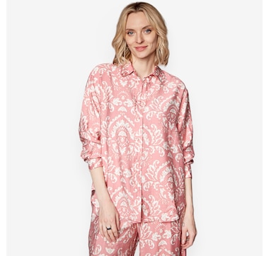 Modern Identity Button Front Blouse