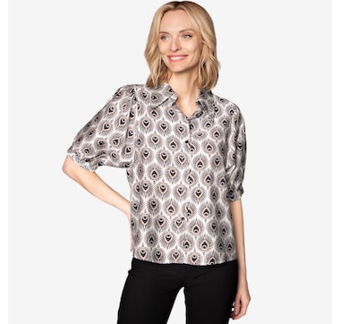 Modern Identity Elbow Sleeve Blouse