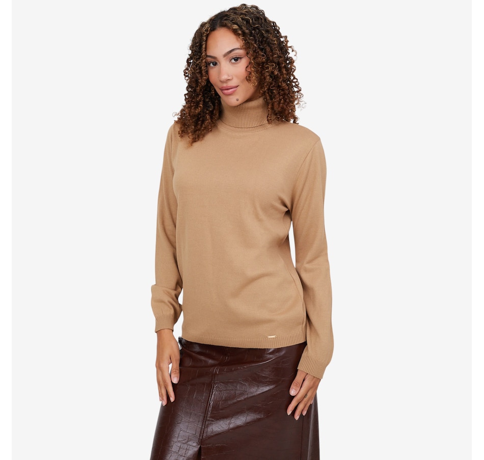 Image 102722_CML.jpg, Product 102-722 / Price $69.99, Aggel Wool Blend Turtleneck Sweater from Aggel on TSC.ca's Fashion department