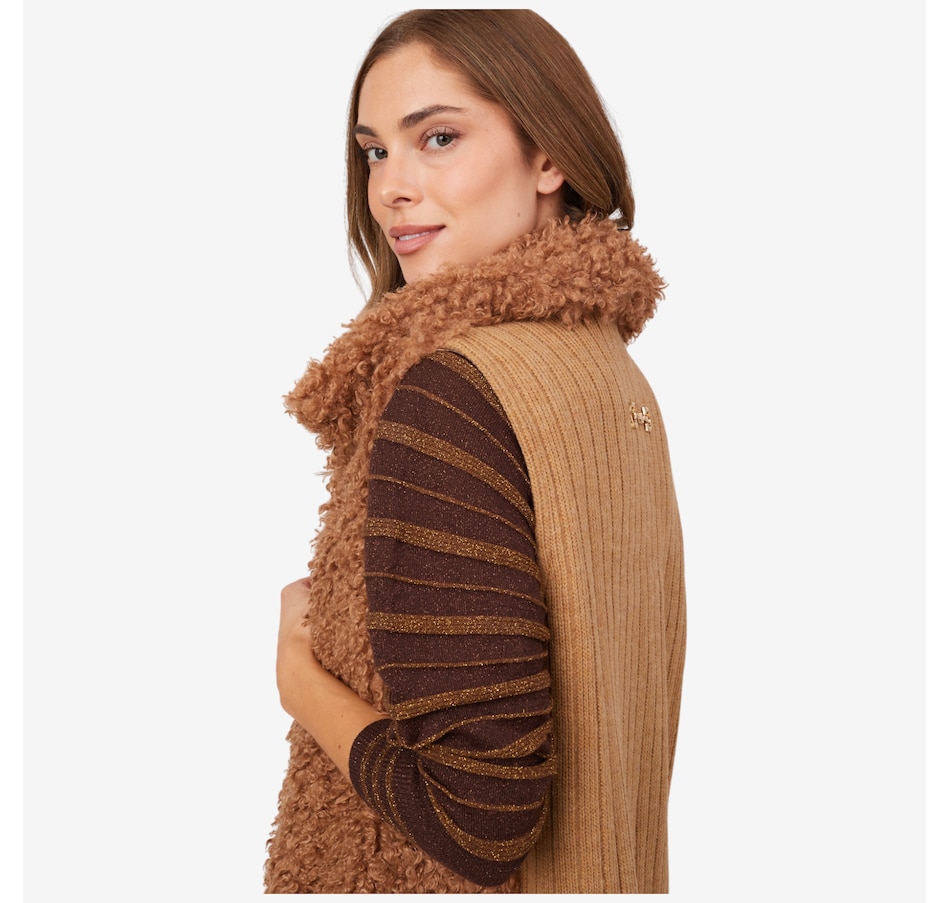 Image 102727_ALTMORE3.jpg, Product 102-727 / Price $249.99, Aggel Faux Alpaca Fur Vest from Aggel on TSC.ca's Fashion department