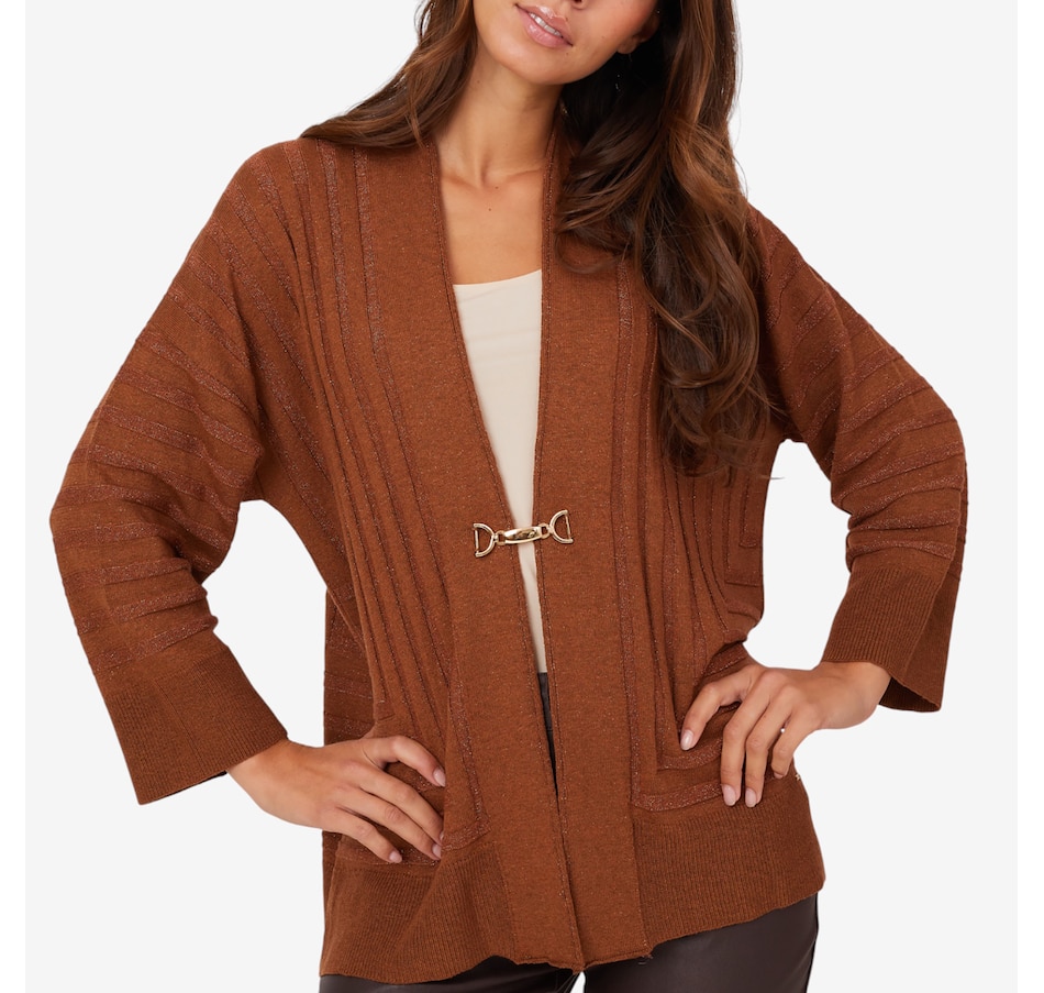 Image 102731_ALTMORE2.jpg, Product 102-731 / Price $149.99, Aggel Lurex Blend Cardigan from Aggel on TSC.ca's Fashion department