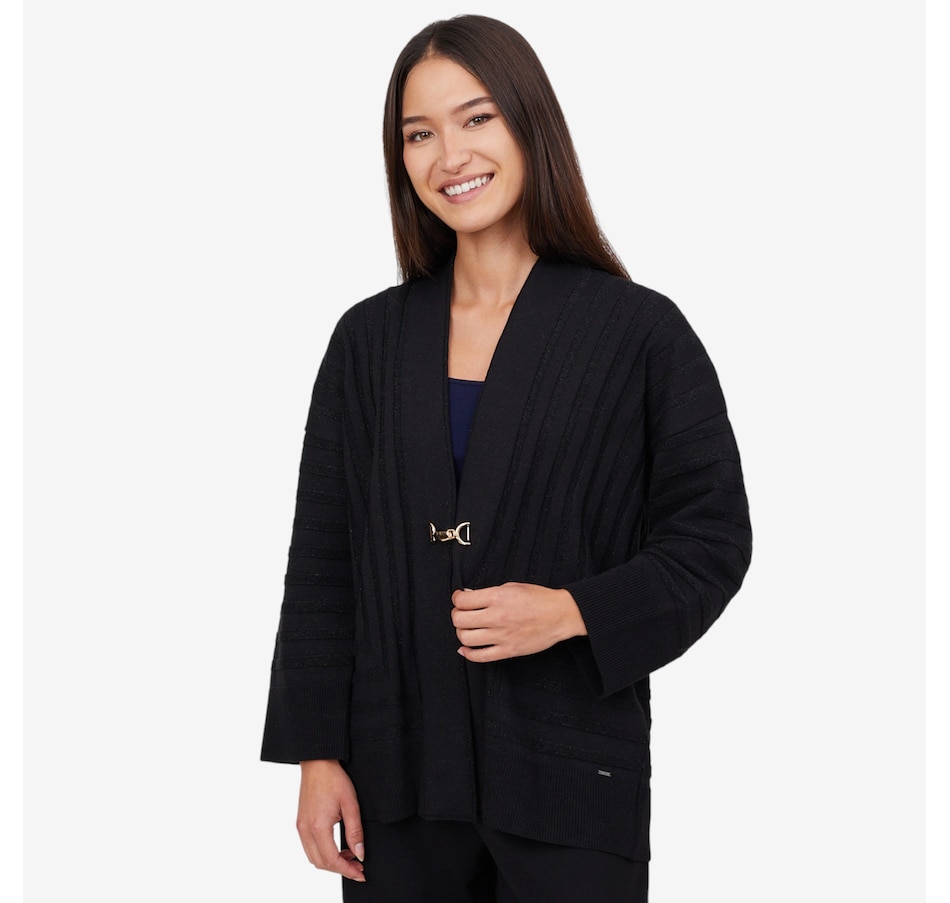 Image 102731_BLK.jpg, Product 102-731 / Price $149.99, Aggel Lurex Blend Cardigan from Aggel on TSC.ca's Fashion department